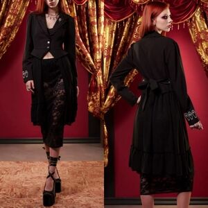 Interview with the Vampire Gothic Peplum Waistcoat Women’s Large | Cosplay Coat